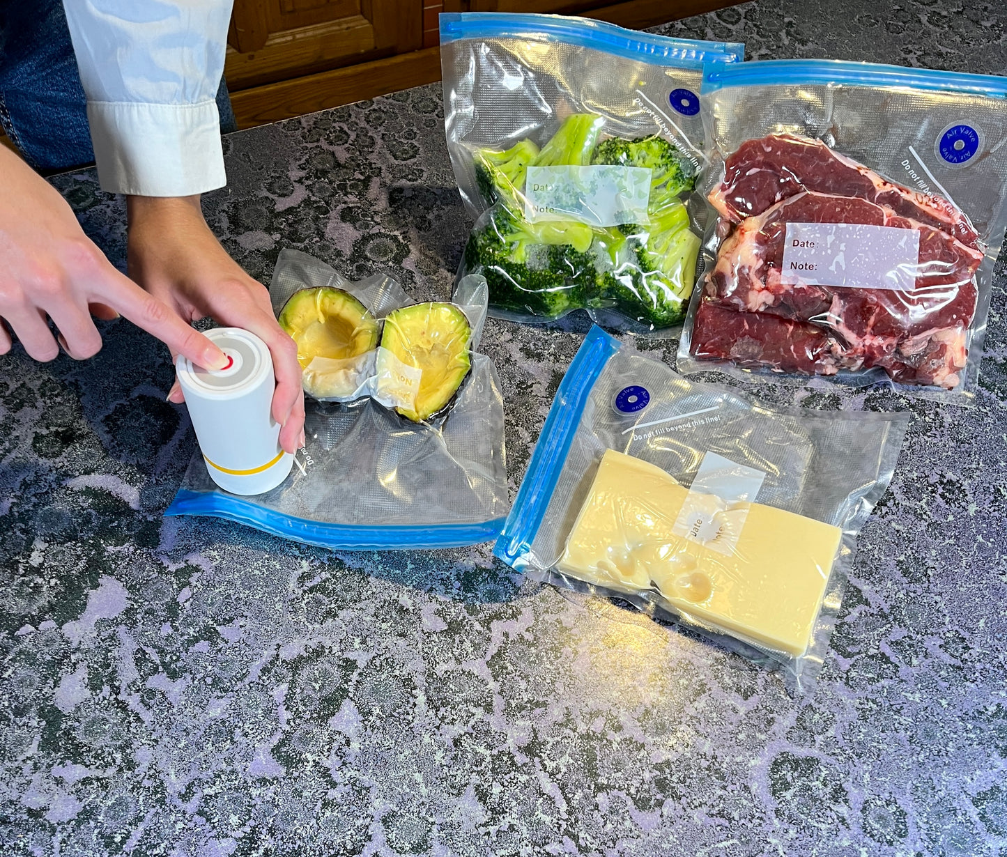Scelleuse sous vide