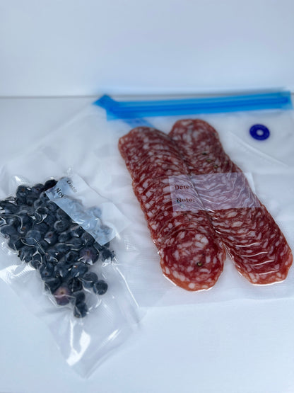 Scelleuse sous vide et sacs de conservation