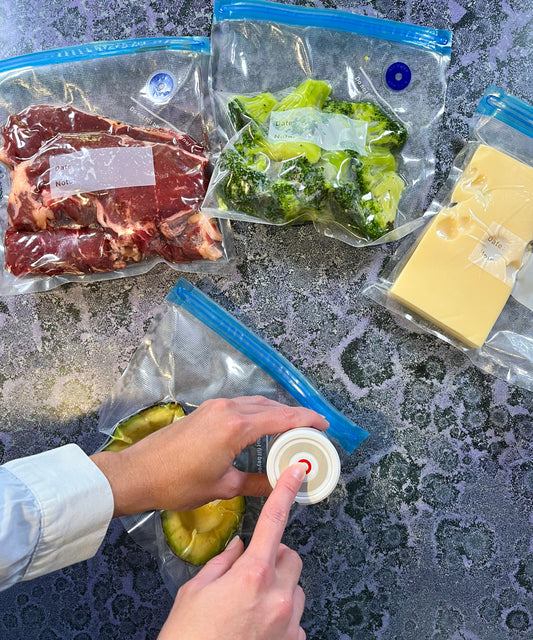 Scelleuse sous vide et sacs de conservation