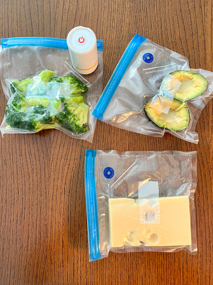 Scelleuse sous vide et sacs de conservation