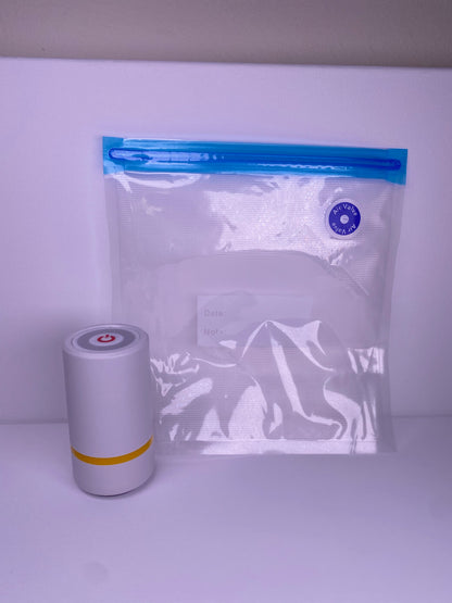Scelleuse sous vide et sacs de conservation